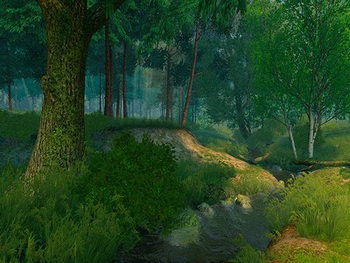 Summer Forest 3D Screensaver screenshot