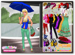 Summer Rain Dress Up screenshot 2