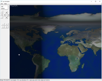 sun calculator screenshot