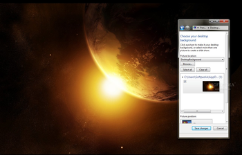 Sun Earth screenshot