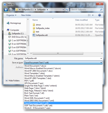 Sun ODF Plugin for Microsoft Office screenshot 2