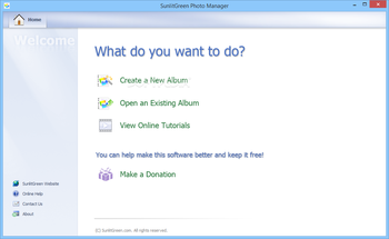 SunlitGreen Photo Manager screenshot
