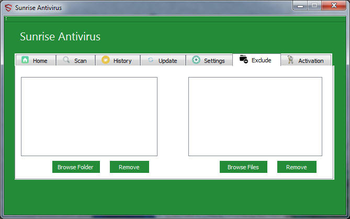 Sunrise Antivirus screenshot