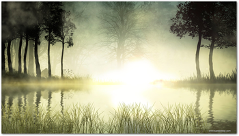 Sunrise Lake Screensaver screenshot