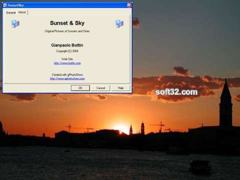 Sunset And Sky Screen Saver screenshot 2
