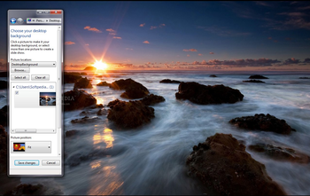 Sunset at Maori Bay screenshot