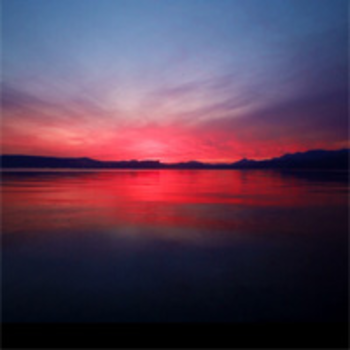 Sunset at Sea of Galilee Screensaver screenshot