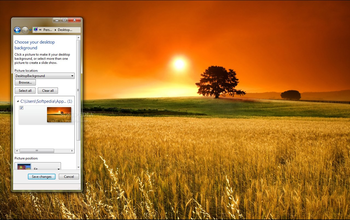 Sunset in the Field screenshot