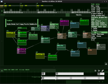 SunVox screenshot