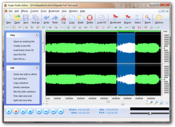 Super Audio Editor screenshot