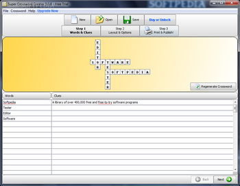 Super Crossword Creator screenshot