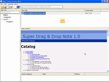 Super Drag and Drop Note screenshot