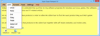 Super Duper Notepad screenshot 2