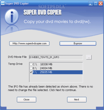 Super DVD Copier screenshot
