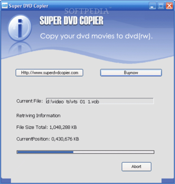 Super DVD Copier screenshot 3