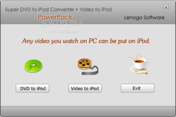 Super DVD to iPod Converter + Video to iPod PowerPack screenshot
