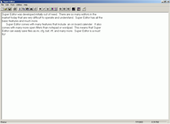 Super Editor screenshot