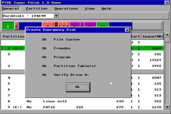 Super Fdisk screenshot