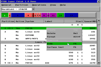 Super Fdisk screenshot 6