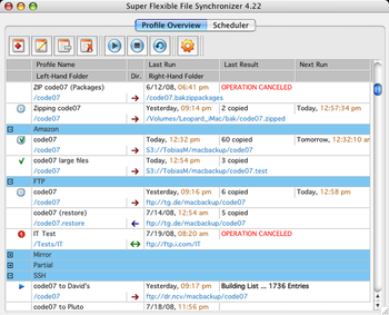 Super Flexible File Synchronizer for Mac screenshot 2