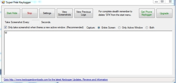 Super Free Keylogger screenshot