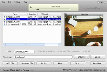 Super iPod Video Converter screenshot 2