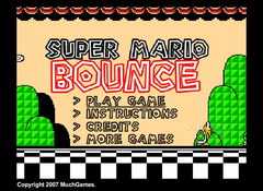 Super Mario Bounce screenshot