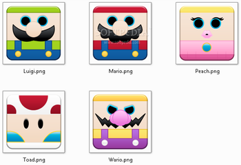 Super Mario Box Icons Pack 1 screenshot