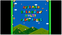 Super Mario Breakout MULTI screenshot