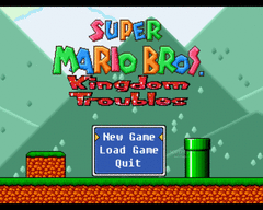 Super Mario Bros Kingdom Troubles screenshot