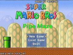 Super Mario Bros Pipe Maze screenshot