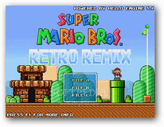Super Mario Bros Retro Remix screenshot