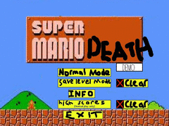 Super Mario Death screenshot