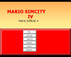 Super Mario Simcity 4 screenshot
