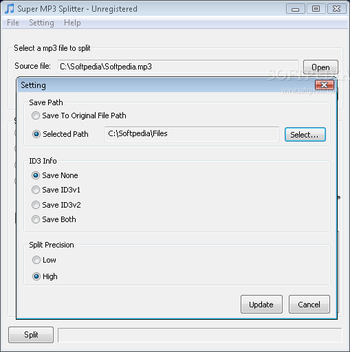 Super MP3 Splitter screenshot 3