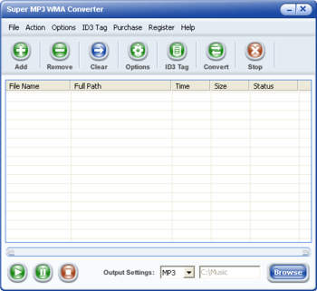 Super MP3 WMA Converter screenshot