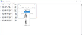 Super PI screenshot 2