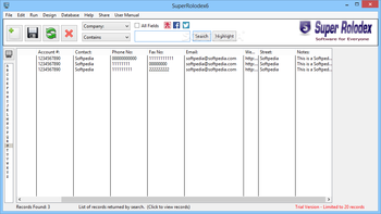 Super Rolodex screenshot 2