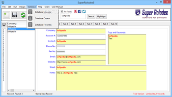 Super Rolodex screenshot 6