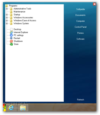 Super Start Menu screenshot