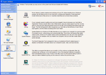 Super Utilities Vista Version screenshot 11
