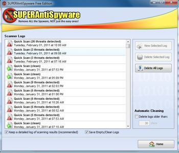 SuperAntiSpyware Free Edition screenshot 2
