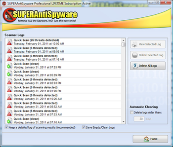 SuperAntiSpyware Professional screenshot 2