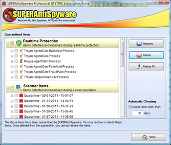 SuperAntiSpyware Professional screenshot 4