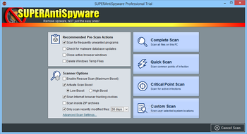 SUPERAntiSpyware Professional screenshot 2