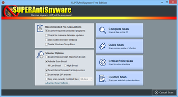 SUPERAntiSpyware screenshot 2