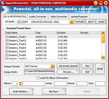 SuperAVConverter screenshot