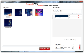 Superb Point of Sale screenshot 3