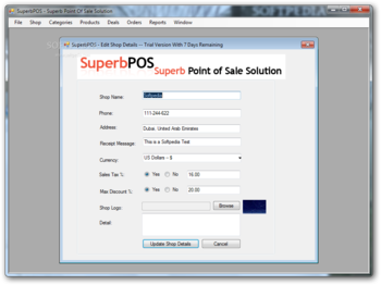 Superb Point of Sale screenshot 4