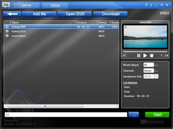 SuperEasy Audio Converter 2 screenshot